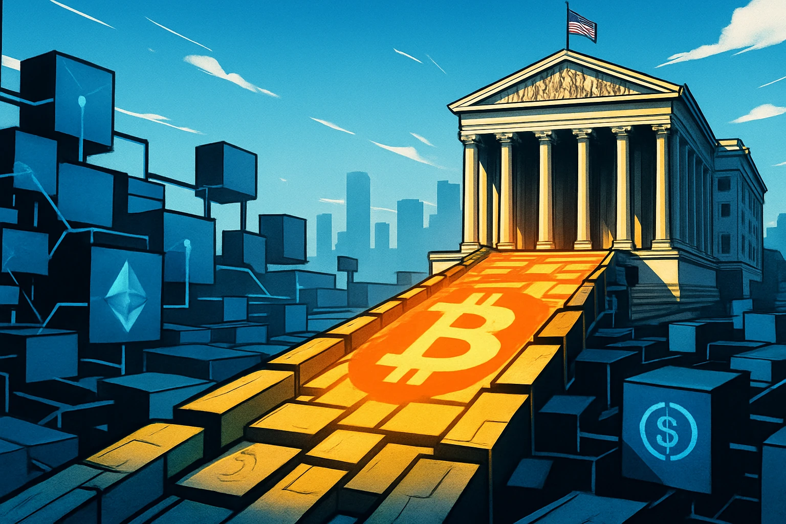 CFTC США объявила о выпуске BTC, ETH и USDC в качестве маржи и обеспечения для деривативных контрактов.