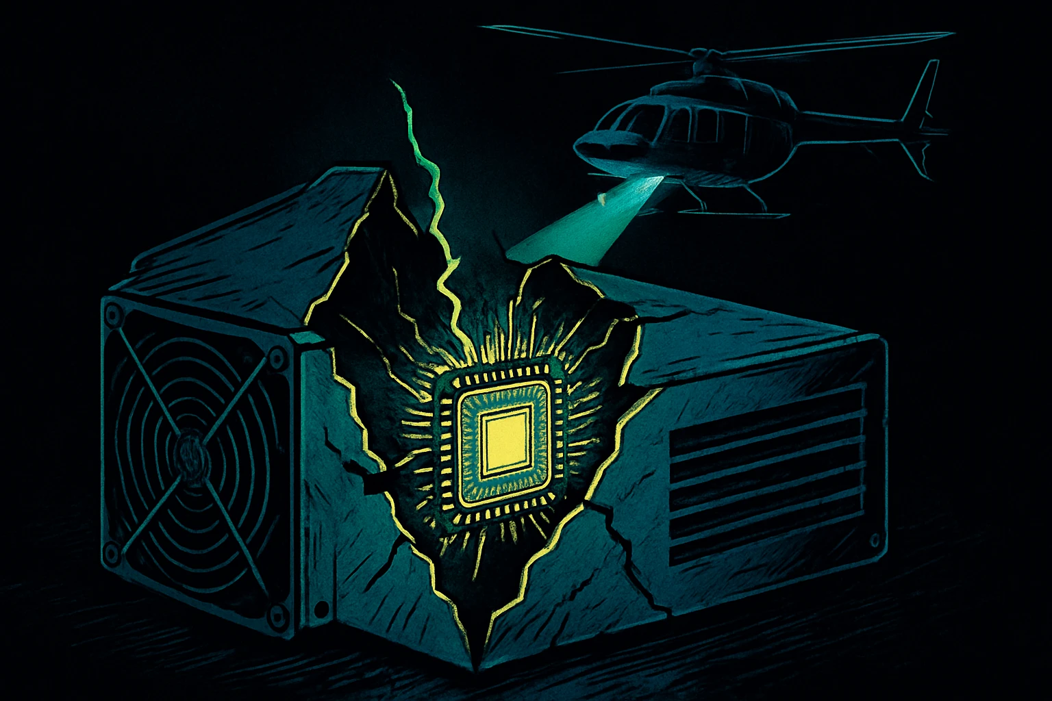 Иммиграционное бюро США провело рейд на ферму по добыче биткойнов в Техасе! Несколько сотрудников Bitmain арестованы, китайско-американская война за чипы бушует в горнодобывающих компаниях